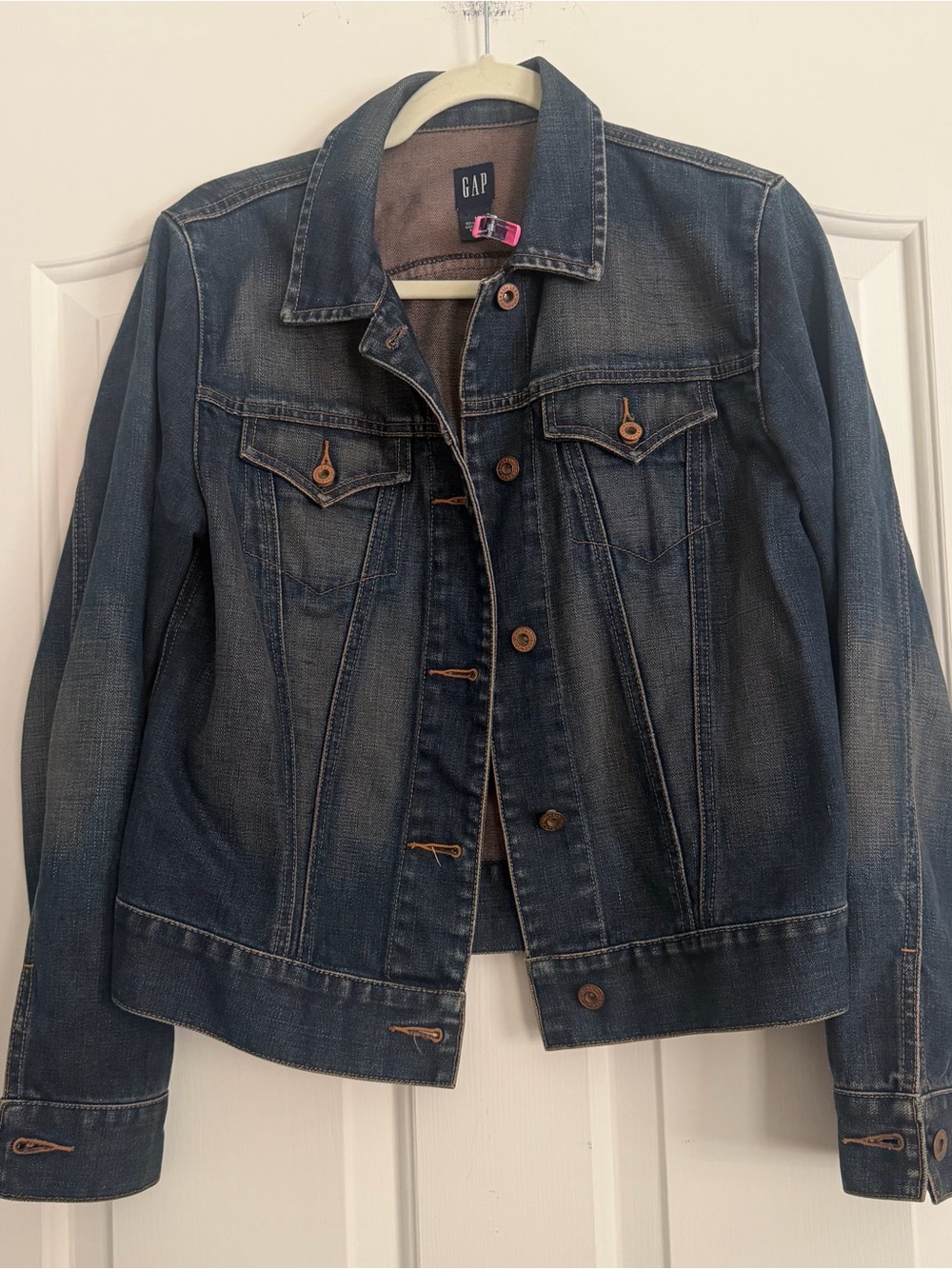 GAP Women's Faded Blue Denim Jacket